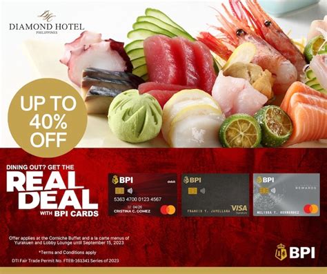 bpi dining promo 2023|Corniche at Diamond Hotel Buffet Discount for BPI Cards 2023.